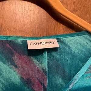 Catherines Teal and Purple Women's Tunic